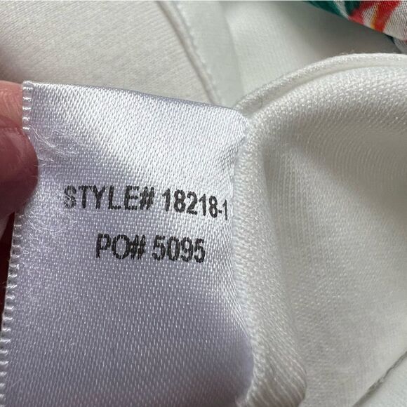 Lulu’s Evadne White and Teal Tropical Print Two-Piece Maxi Dress NWT Size XS - Picture 16 of 16